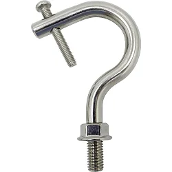 Sicherheitshaken für LED Hallenstrahler ECOTECH HIGHBAY, edelstahl