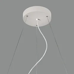 Abhänge-Kit für Deckenleuchte LISBOA 60, 3-fach inkl. Befestigungen, Kabel transparent, 250cm, On-Off / TRIAC, weiß