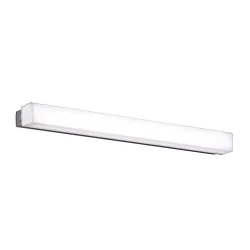 LED Wandleuchte BOX 16/3200-60, IP44, 59cm, Silber, 10.5W 4000K 800lm