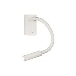 LED Wandleuchte CIO 16/3239 Leseleuchte, 3W, 3000K, 285lm, IP20, mit Schalter, verstellbar, weiß