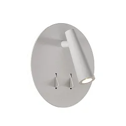 LED Wandleuchte PANAU 16/3660, 6W, 3000K, 540lm + 3W, 3000K, 285lm, IP20, 2 Schalter, verstellbar