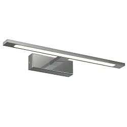 LED Wandleuchte MENCORA 16/3730-45 Spiegelleuchte, 12W, 3000-4000K, 1480lm, IP44, chrom