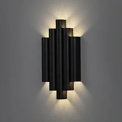 LED Wandleuchte ROBIN 16/3814, 10-flammig, Up & Down, 21W 3000K 1625lm, Schwarz