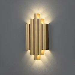 LED Wandleuchte ROBIN 16/3814, 10-flammig, Up & Down, 21W 3000K 1625lm, Gold