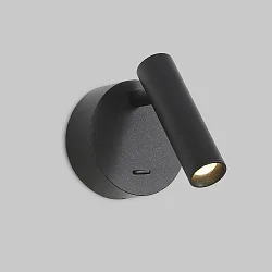 Wandstrahler ATRIA, 1 x 3W LED, 315lm, 3000K, IP20, IK04, schwarz