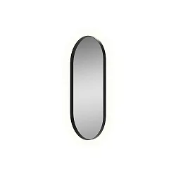 LED Spiegel mit Beleuchtung DANIELA 9755, 120cm, 55W, 3000K, 3725lm, IP44, schwarz