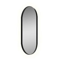 LED Spiegel mit Beleuchtung DANIELA 9755, 170cm, 63W, 3000K, 4300lm, IP44, schwarz