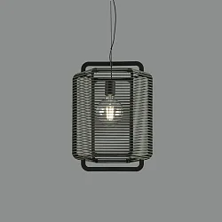 Pendelleuchte CORDA, Ø 45,0 cm, 1 x E27 LED, 1 x 15W, IP20, IK05, grün