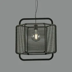 Pendelleuchte CORDA, Ø 50,0 cm, 1 x E27 LED, 1 x 15W, IP20, IK05, grün