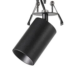 Decken-Einbaustrahler ZOOM 3764/9, GU10 max. 10W (LED), verstellbar, Schwarz