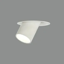 Einbau-Deckenstrahler GINA, 1 x GU10 LED, 1 x 8W, IP20, IK06, weiß