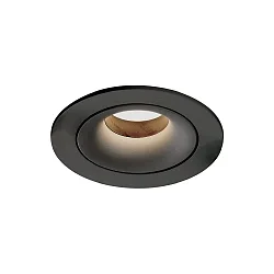 Einbaustrahler MUSCA 3947/11, 1-flammig, GU10, max. 8W, IP20, schwarz