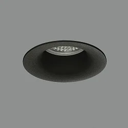 Einbau-Deckenleuchte WINKA, Ø 8,2 cm, 1 x GU10 LED, 8W, IP20, IK06, schwarz/opal