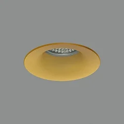 Einbau-Deckenleuchte WINKA, Ø 8,2 cm, 1 x GU10 LED, 8W, IP20, IK06, gold/opal
