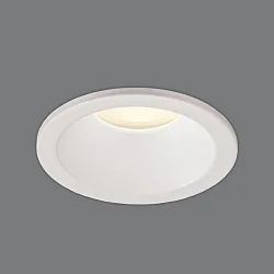 Outdoor LED Einbauleuchte NORK 3677/9 mit Kuppelblende, IP64, GU10 max. 10W, weiß