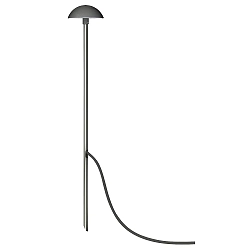 Plug & Play LED-Spießleuchte, IP54, Pilzform, 70cm /  Ø 12cm, 6W 3000K 650lm,  anthrazit
