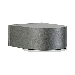 LED Außenwandleuchte Typ Nr. 0233, IP44, 3W 3000K 330lm, Alu-Guss / Sicherheitsglas satiné, anthrazit