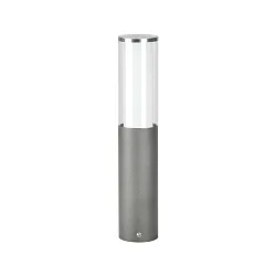Pedestal luminaire Type No. 0545, IP44, height 50cm, E27 max. 20W (LED),stainless steel acrylic glass inside opal, anthracite