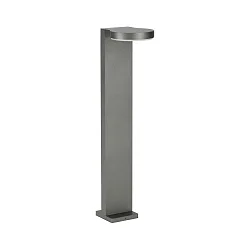 LED Pollerleuchte Typ Nr. 2290, IP44, Höhe 90cm, 16W 3000K 1600lm, Alu-Guss / Acrylglas opal, Anthrazit