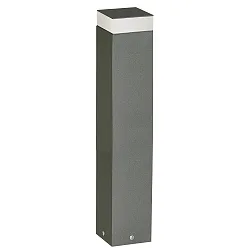 socket luminaire TYPE NO 2293 square, long, switchable IP54, anthracite