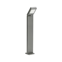 LED Pollerleuchte Typ Nr. 2296, IP44, Höhe 90cm, 14W 3000K 1400lm, schwenkbar 90° stufenlos, Alu-Guss / Opalglas, Anthrazit