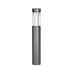 LED Path light Type No. 2297, symmetrical 360°, IP54, height 100cm, 18.5W 3000K 2000lm, DALI dimmable, anthracite