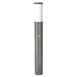Pollerleuchte mit Bewegungsmelder Höhe 90cm 1xE27 IP44, anthrazit