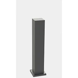 Outdoor Energiesäule leer Typ Nr. 4417, IP55, 70cm, max. 5 optionale Einsätze, Aluminium, Anthrazit