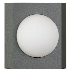 Outdoor Wand- und Deckenleuchte Typ Nr. 6116, E27, Edelstahl lackiert, anthrazit