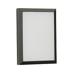 Outdoor LED Wand- und Deckenleuchte Typ Nr. 6403, IP54 IK08, 26 x 19cm, 16W 3000K 1600lm, dimmbar, Anthrazit