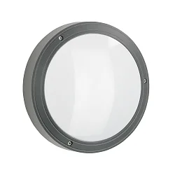 LED Wand-/Deckenleuchte Typ Nr. 6439, mit HF-Präsenzmelder, 1x LED 22W, 2500lm, 3000K, anthrazit, anthrazit, opal dimmbar