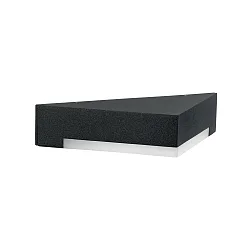 LED Außenwandleuchte Typ Nr. 0333, IP54, Dreieck-Form, 5W 3000K 480lm, Alu-Guss / Acrylglas opal, dimmbar, Schwarz matt