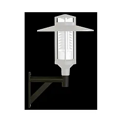 Wandarm Typ Nr. 1008 für Outdoor Mastaufsatzleuchten mit Zopfmaß Ø 7.6cm, 1-fach, Tiefe 42cm, schwarz