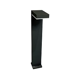 LED Bollard light Type No. 2087, IP65 IK10, height 90cm, 16W 3000K 1600lm, aluminum / plastic opal, black matt