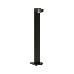 LED Wegeleuchte Typ Nr. 2228, IP44, Höhe 70cm, 230V, 3W 3000K 330lm, Alu-Guss / satiniert, Schwarz matt