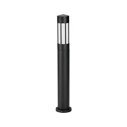 Pollerleuchte Typ Nr. 2249, E27, IP44, Höhe 90cm, E27 QA55 max. 57W, Alu-Guss / Opalglas, Schwarz