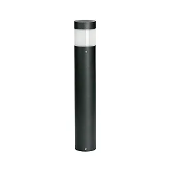 LED Bollard light Type No. 2274, round, IP54 IK08, 360° symmetrical, 22W 3000K 2200lm, aluminum / plastic opal, black matt