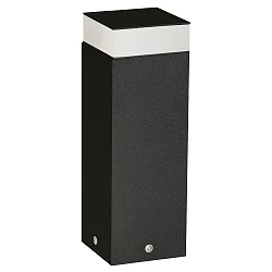 LED Sockelleuchte Typ Nr. 2292, IP54 IK08, 35cm, 12W 3000K 1400lm, schaltbar, Schwarz