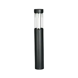 LED Bollard light Type No. 2297, symmetrical 360°, IP54, height 100cm, 18.5W 3000K 2000lm, DALI dimmable, black matt