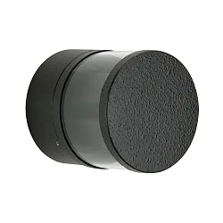 LED Außenwand-Strahler Typ Nr. 2315, Up/Down, IP44, Ø 10cm, 230V, 6W 3000K 660lm, 2x einstellbar +/- 60°, Schwarz