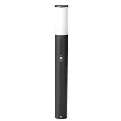 bollard lamp with motion detector E27 IP44, black