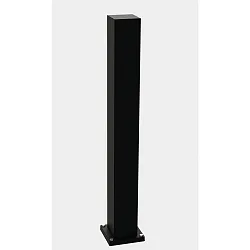 Outdoor Energy column empty Type No. 4409, IP54, max. 7 optional inserts, excl. lighting, excl. switching function, black