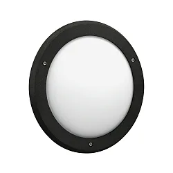 LED Wand-/Deckenleuchte Typ Nr. 6419, 1x LED 12W, 1200lm, 3000K, schwarz