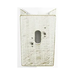 Corner bracket square Type No. 1007 for Albert Outdoor Wall luminaires, white-gold