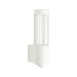 Außenwandleuchte Typ Nr. 0215, IP44, E27 max. 20W, Alu-Guss / Opalglas, Weiß