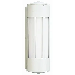 Außenwandleuchte Typ Nr. 0240, IP44, E27 QA55 max. 57W, Alu-Guss / Opalglas, Weiß