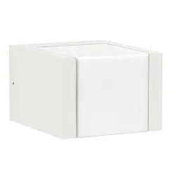 LED Outdoor Wall luminaire Type No. 0332, long light distributor, IP54, 5W 3000K 480lm, cast alu, acrylic, dimmable, white