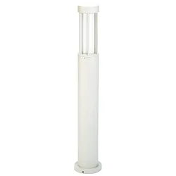 Pollerleuchte Typ Nr. 2043, IP44, Höhe 90cm, E27 max. 20W (LED), Alu-Guss / Opalglas, Weiß