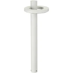 LED Pollerleuchte Typ Nr. 2093, Lichtverteiler in Ringform, IP54, Höhe 90cm, 16W 3000K 1600lm, starre Optik, Weiß