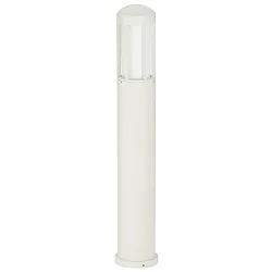 Pollerleuchte Typ Nr. 2221, IP44, Höhe 90cm, E27 QA55 max. 57W, Alu-Guss / Opalglas, Weiß matt
